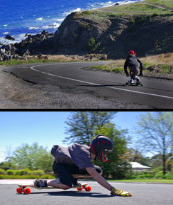 Downhill longboarding