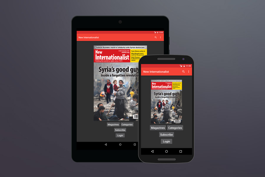 New Internationalist Magazine for Android.
